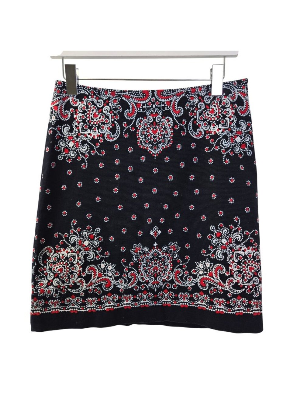 Talbots Bandana Print Pencil Skirt Size 4